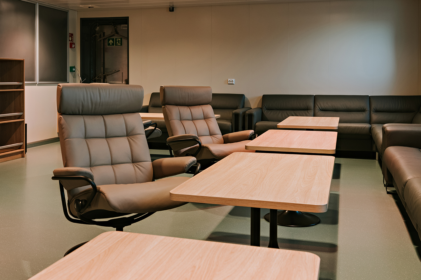 Stressless® recliner in lounge room of KV Jan Mayen