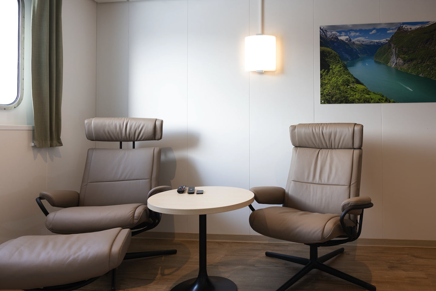 Stressless Paris recliners on board Nordwind Gale