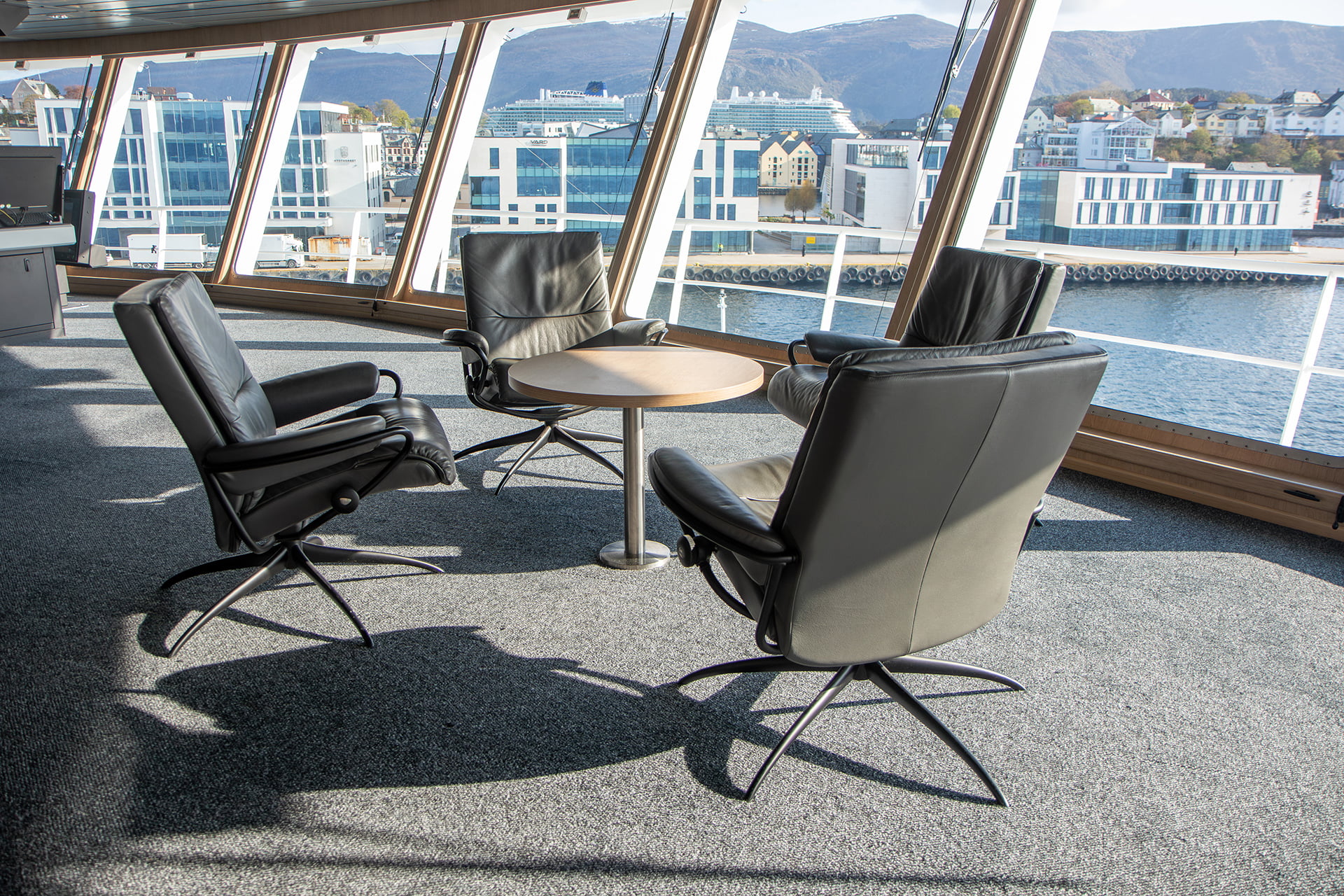 Stressless London recliner on board Havila Polaris