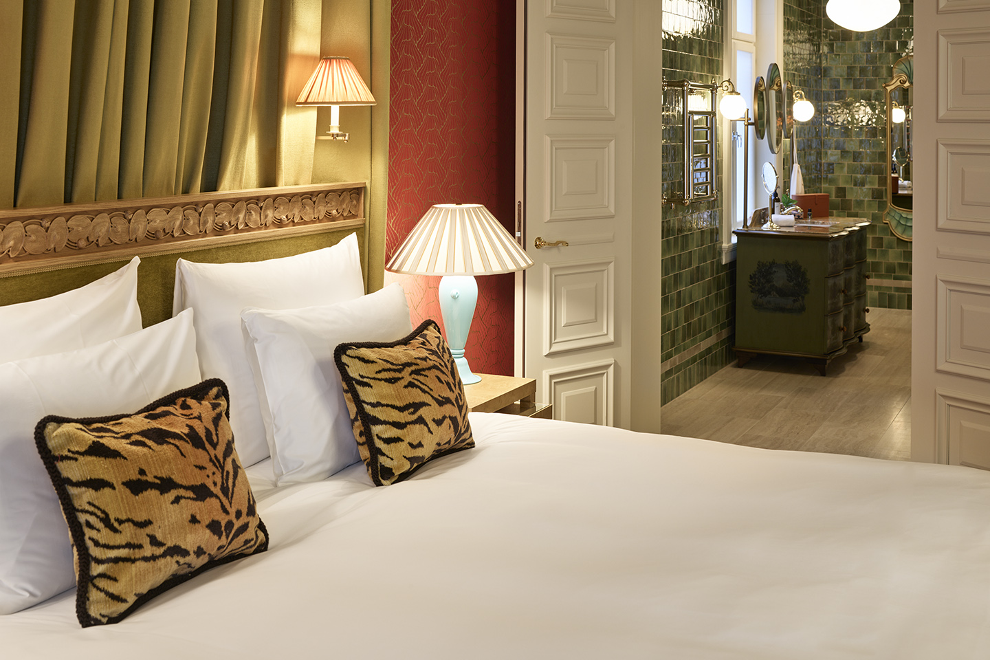 Bedroom in Villa Icognito with Svane mattress